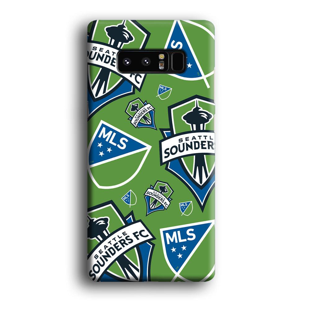 MLS Seatlle Sounders Emblem Kit Samsung Galaxy Note 8 Case-Oxvistore