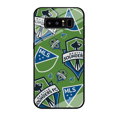 MLS Seatlle Sounders Emblem Kit Samsung Galaxy Note 8 Case-Oxvistore