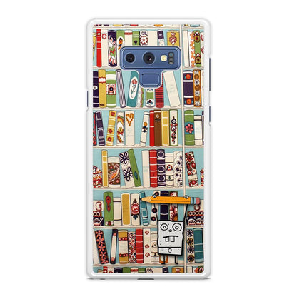 Magic Paper on Bookshelf Samsung Galaxy Note 9 Case-Oxvistore