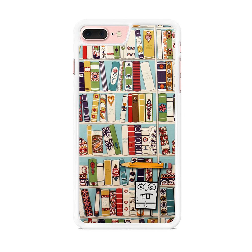 Magic Paper on Bookshelf iPhone 7 Plus Case-Oxvistore