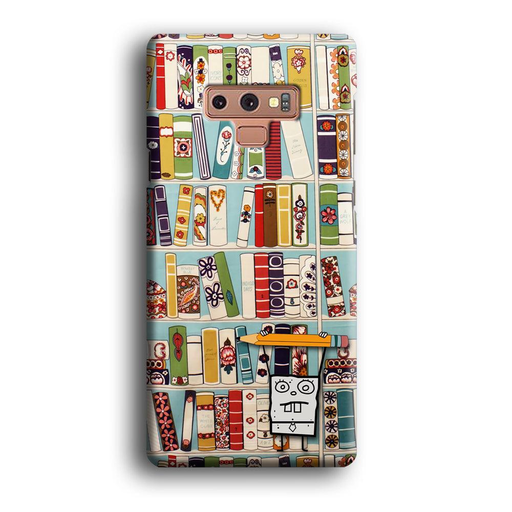 Magic Paper on Bookshelf Samsung Galaxy Note 9 Case-Oxvistore