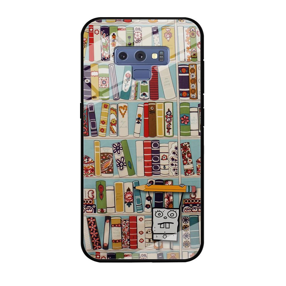 Magic Paper on Bookshelf Samsung Galaxy Note 9 Case-Oxvistore