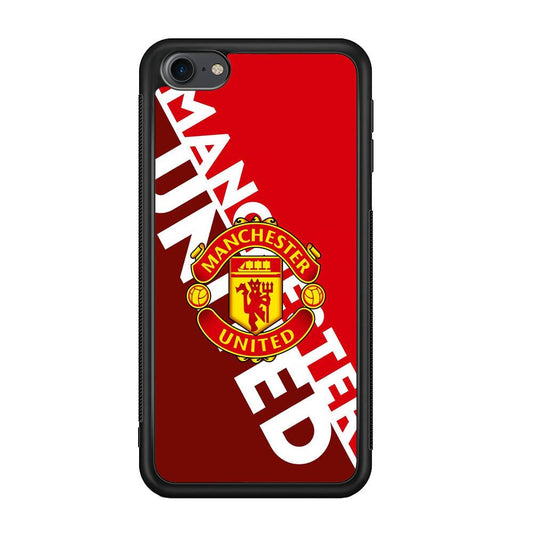 Manchester United Grip The Spirit iPod Touch 6 Case-Rubber Black (2D Case)-Oxvistore