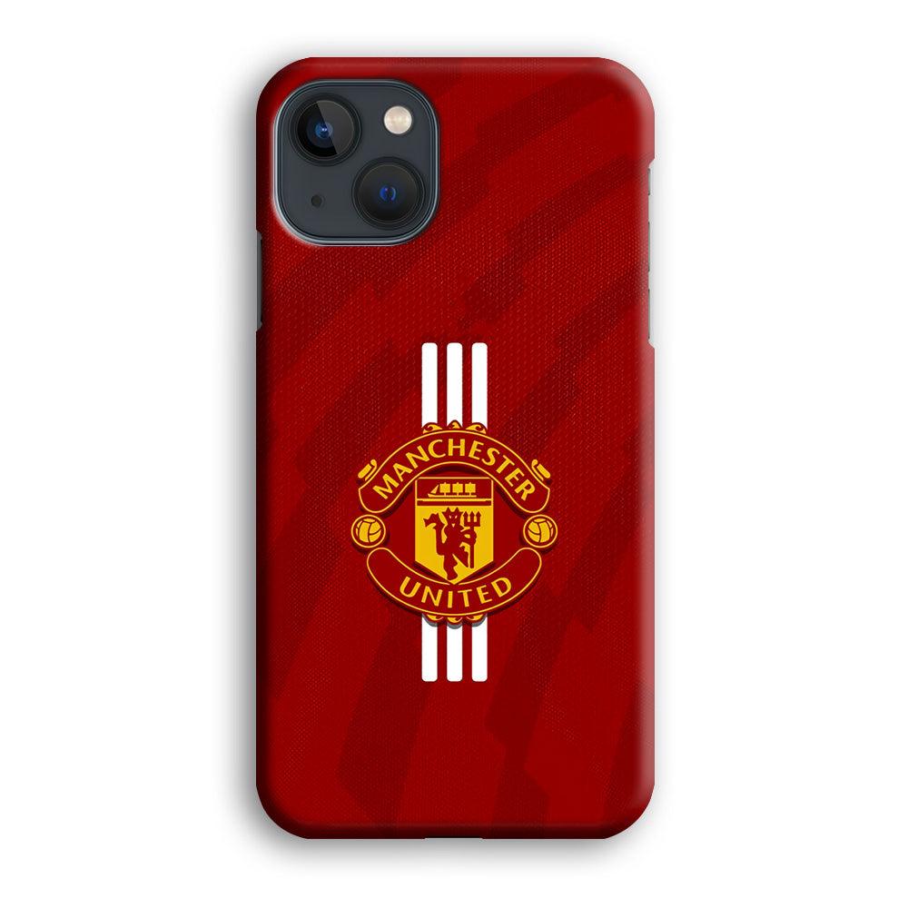 Manchester United Twister of The Devil iPhone 14 Plus Case-Oxvistore