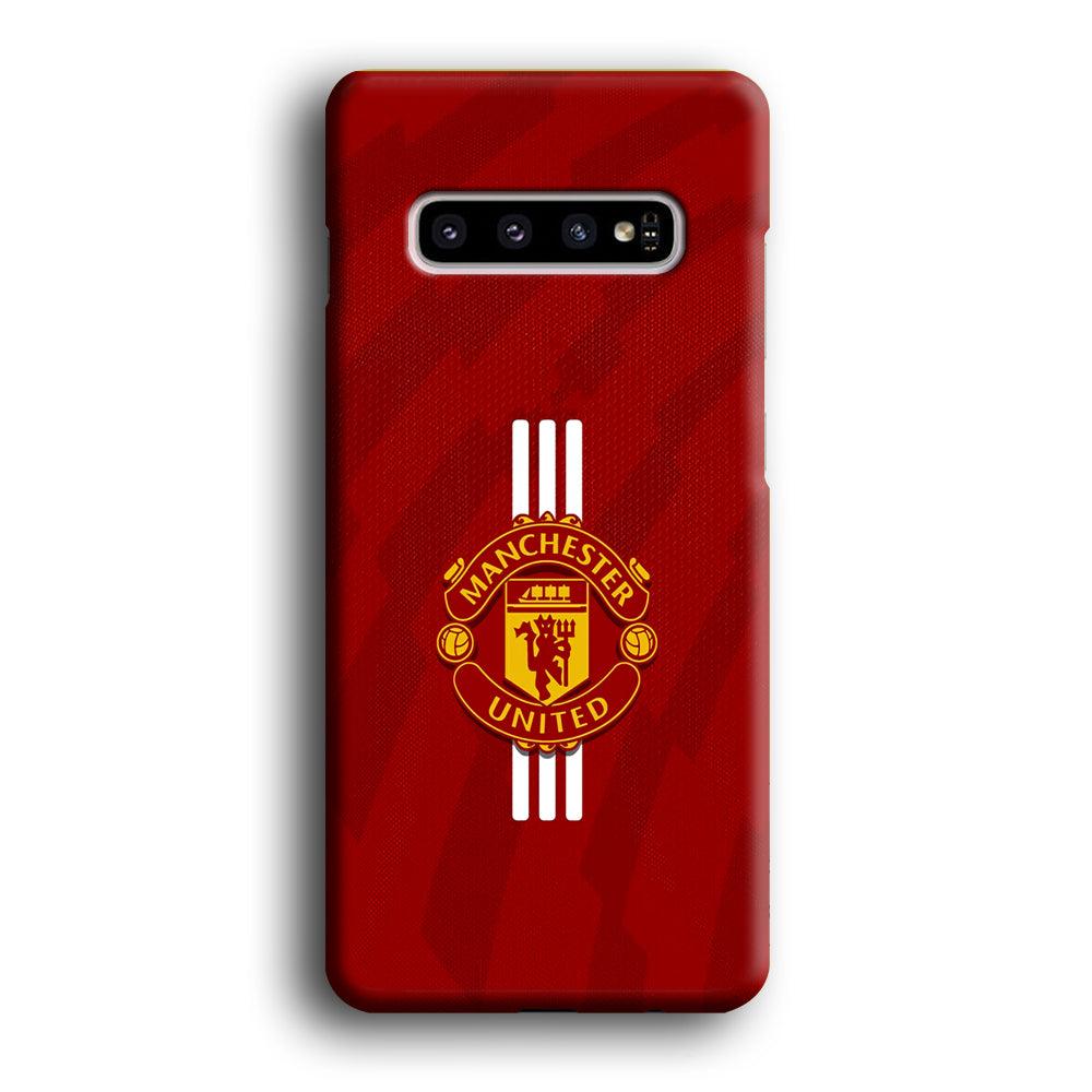 Manchester United Twister of The Devil Samsung Galaxy S10 Plus Case-Oxvistore