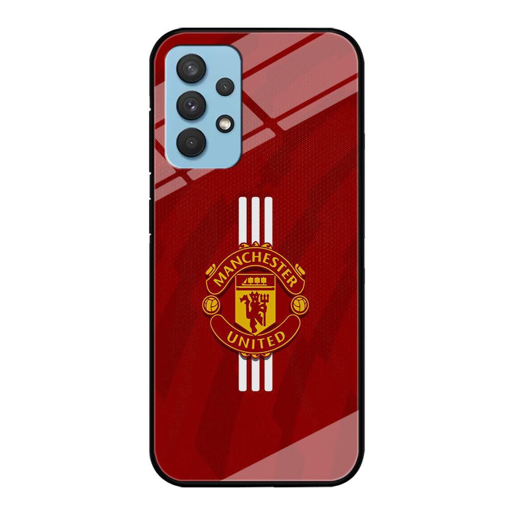 Manchester United Twister of The Devil Samsung Galaxy A32 Case-Oxvistore