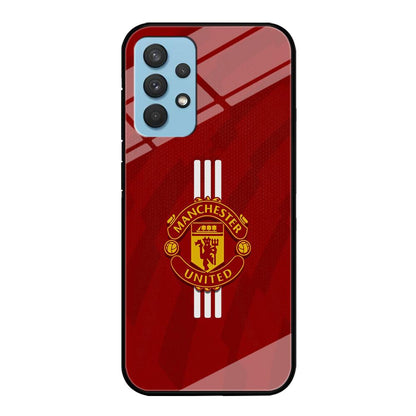 Manchester United Twister of The Devil Samsung Galaxy A32 Case-Oxvistore