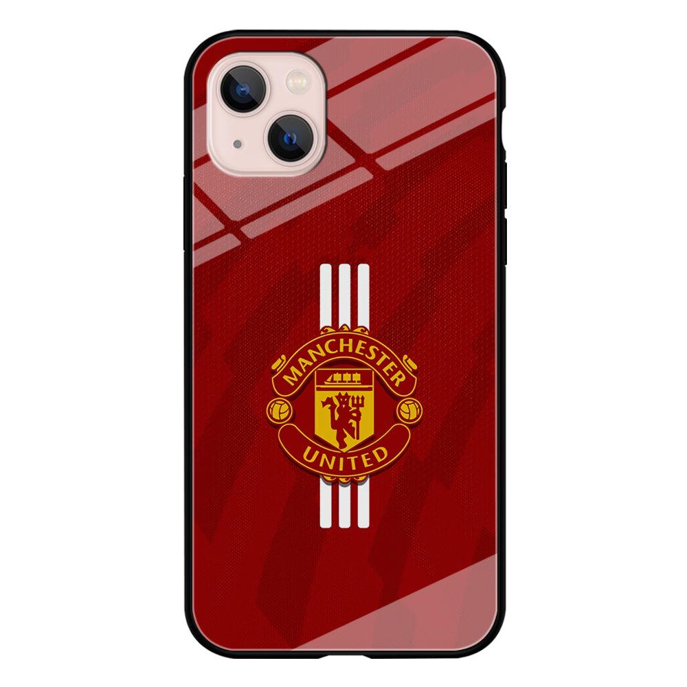 Manchester United Twister of The Devil iPhone 14 Plus Case-Oxvistore