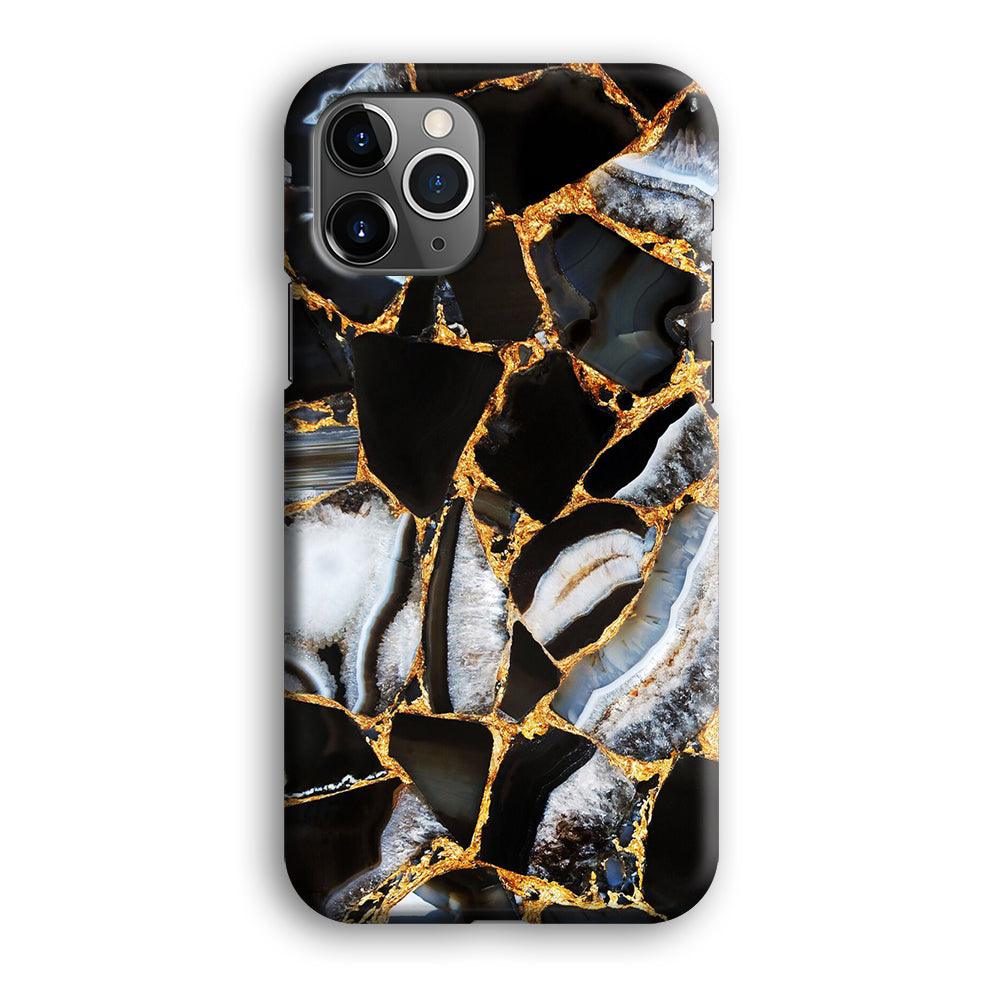 Marble Gold Paste iPhone 12 Pro Case-Oxvistore