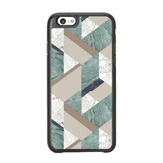 Marble Blend Form iPhone 6 Plus | 6s Plus Case-Rubber Black (2D Case)-Oxvistore