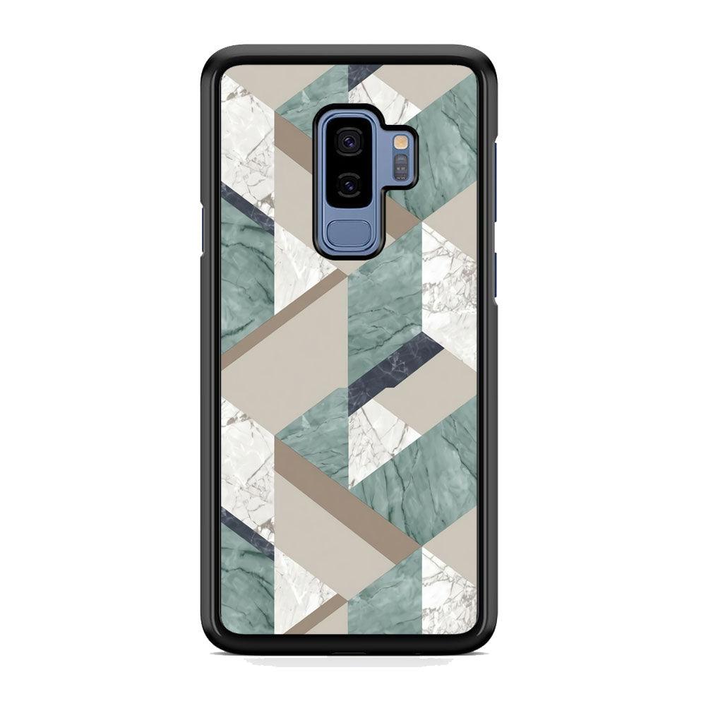 Marble Blend Form Samsung Galaxy S9 Plus Case-Rubber Black (2D Case)-Oxvistore