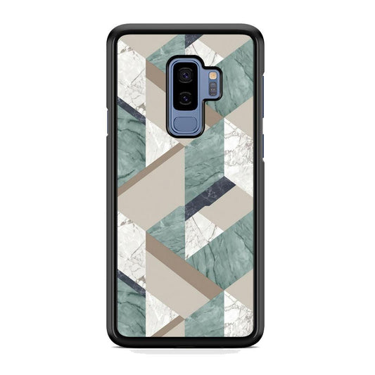 Marble Blend Form Samsung Galaxy S9 Plus Case-Rubber Black (2D Case)-Oxvistore