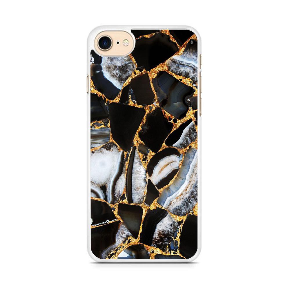 Marble Gold Paste iPhone 8 Case-Oxvistore