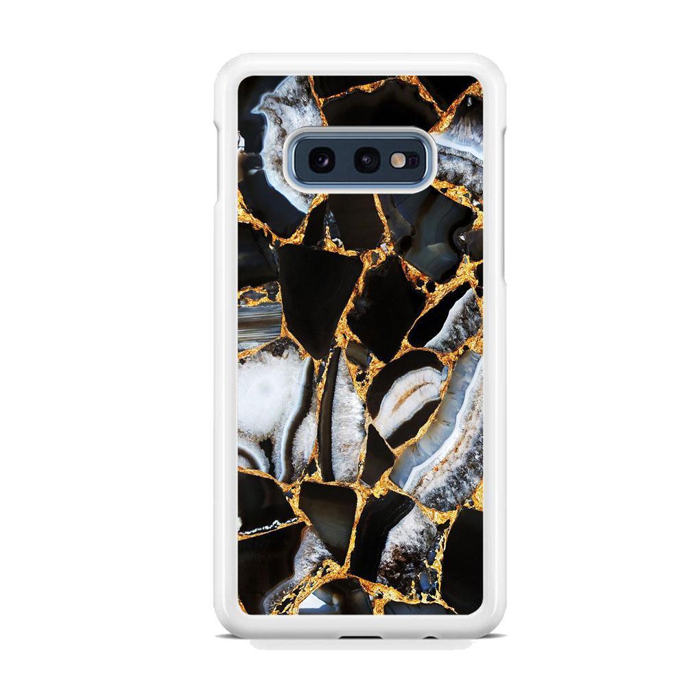 Marble Gold Paste Samsung Galaxy S10E Case-Oxvistore