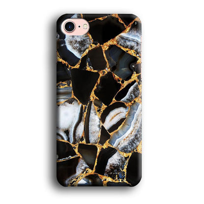 Marble Gold Paste iPhone 8 Case-Oxvistore