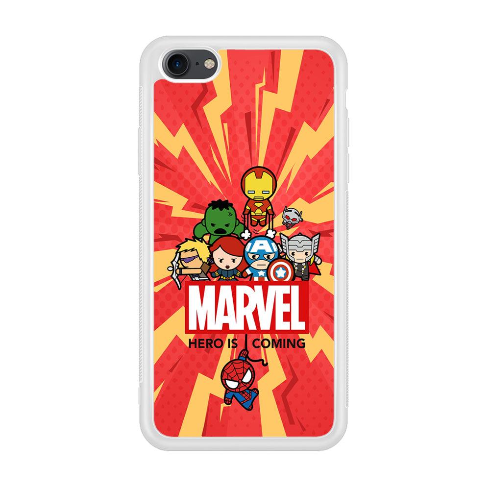 Marvel Cute Comic Hero is Coming iPhone 8 Case-Oxvistore