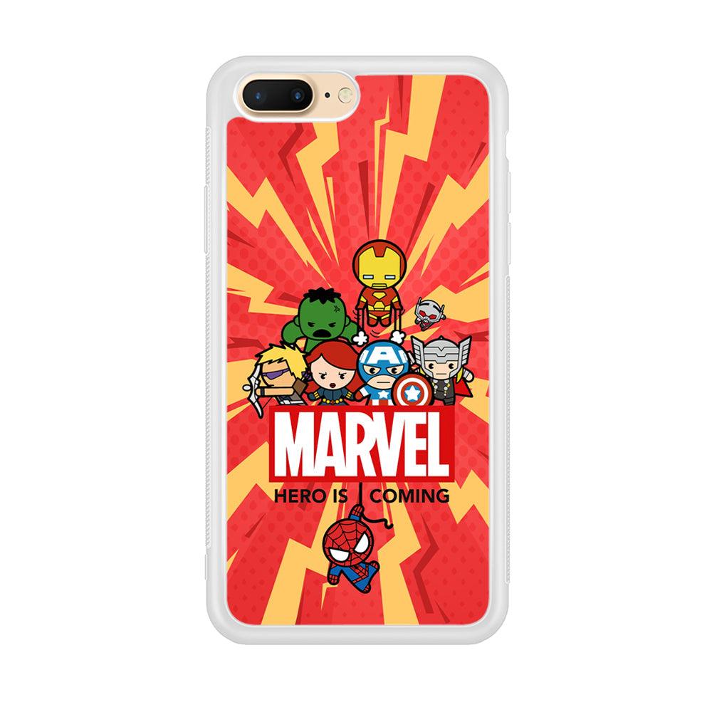 Marvel Cute Comic Hero is Coming iPhone 7 Plus Case-Oxvistore