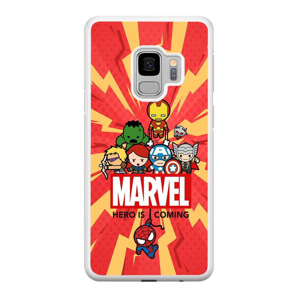 Marvel Cute Comic Hero is Coming Samsung Galaxy S9 Case-Oxvistore