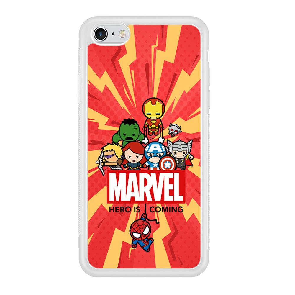 Marvel Cute Comic Hero is Coming iPhone 6 Plus | 6s Plus Case-Oxvistore