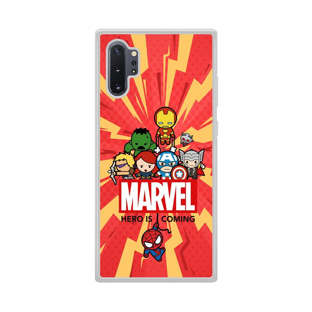 Marvel Cute Comic Hero is Coming Samsung Galaxy Note 10 Plus Case-Oxvistore