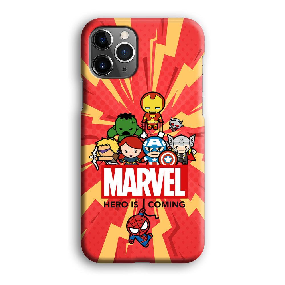 Marvel Cute Comic Hero is Coming iPhone 12 Pro Max Case-Oxvistore