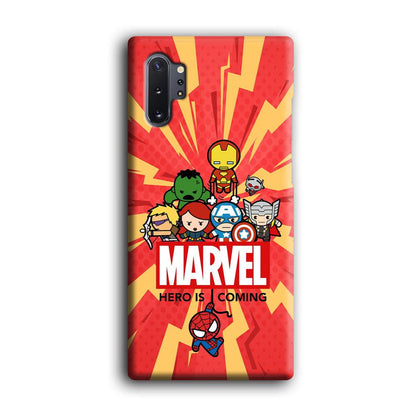 Marvel Cute Comic Hero is Coming Samsung Galaxy Note 10 Plus Case-Oxvistore