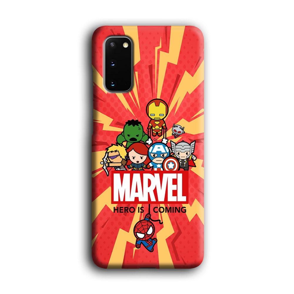 Marvel Cute Comic Hero is Coming Samsung Galaxy S20 Case-Oxvistore