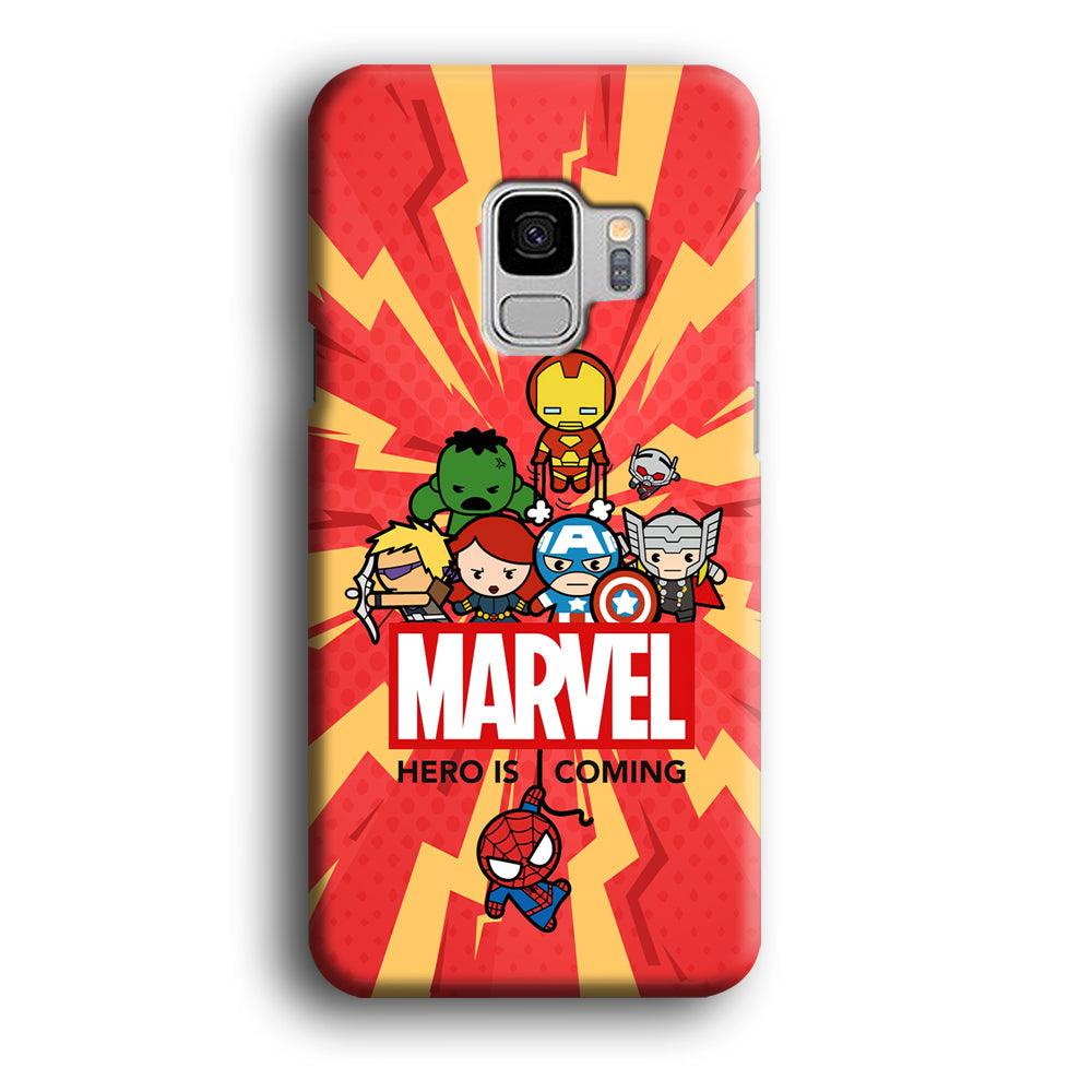 Marvel Cute Comic Hero is Coming Samsung Galaxy S9 Case-Oxvistore