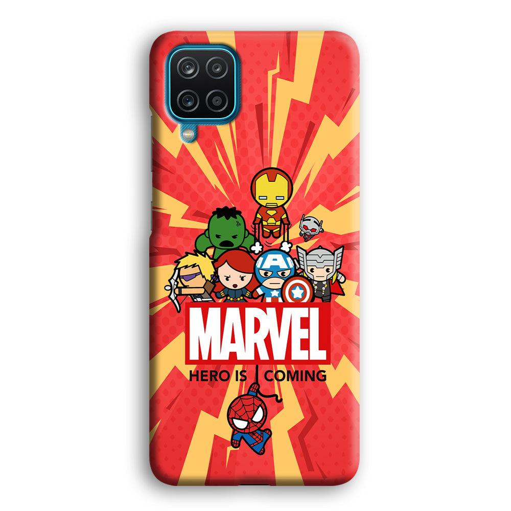 Marvel Cute Comic Hero is Coming Samsung Galaxy A12 Case-Oxvistore