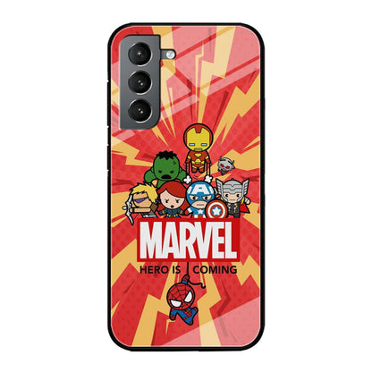 Marvel Cute Comic Hero is Coming Samsung Galaxy S21 Case-Oxvistore