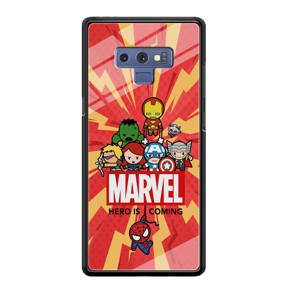 Marvel Cute Comic Hero is Coming Samsung Galaxy Note 9 Case-Oxvistore