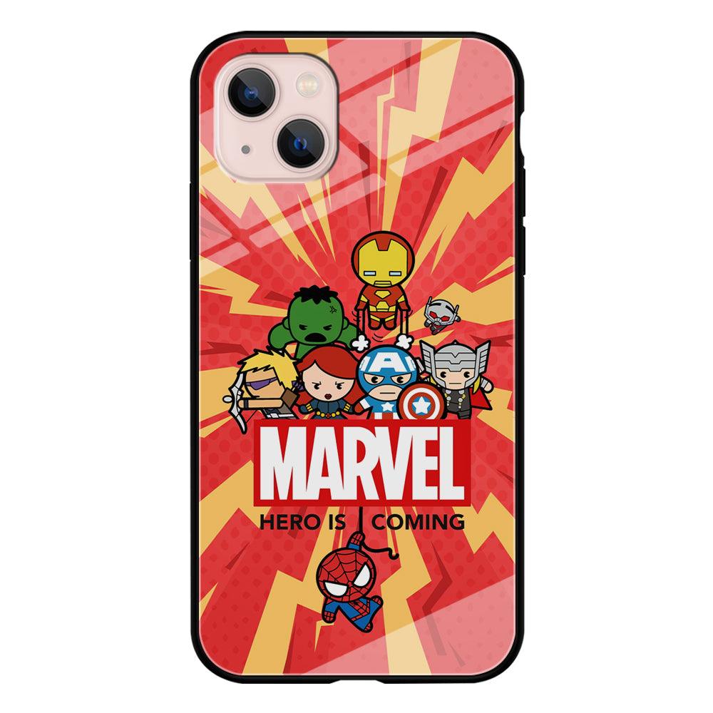 Marvel Cute Comic Hero is Coming iPhone 13 Case-Oxvistore