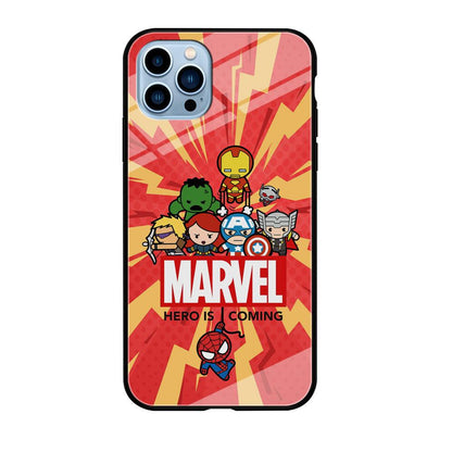 Marvel Cute Comic Hero is Coming iPhone 12 Pro Max Case-Oxvistore