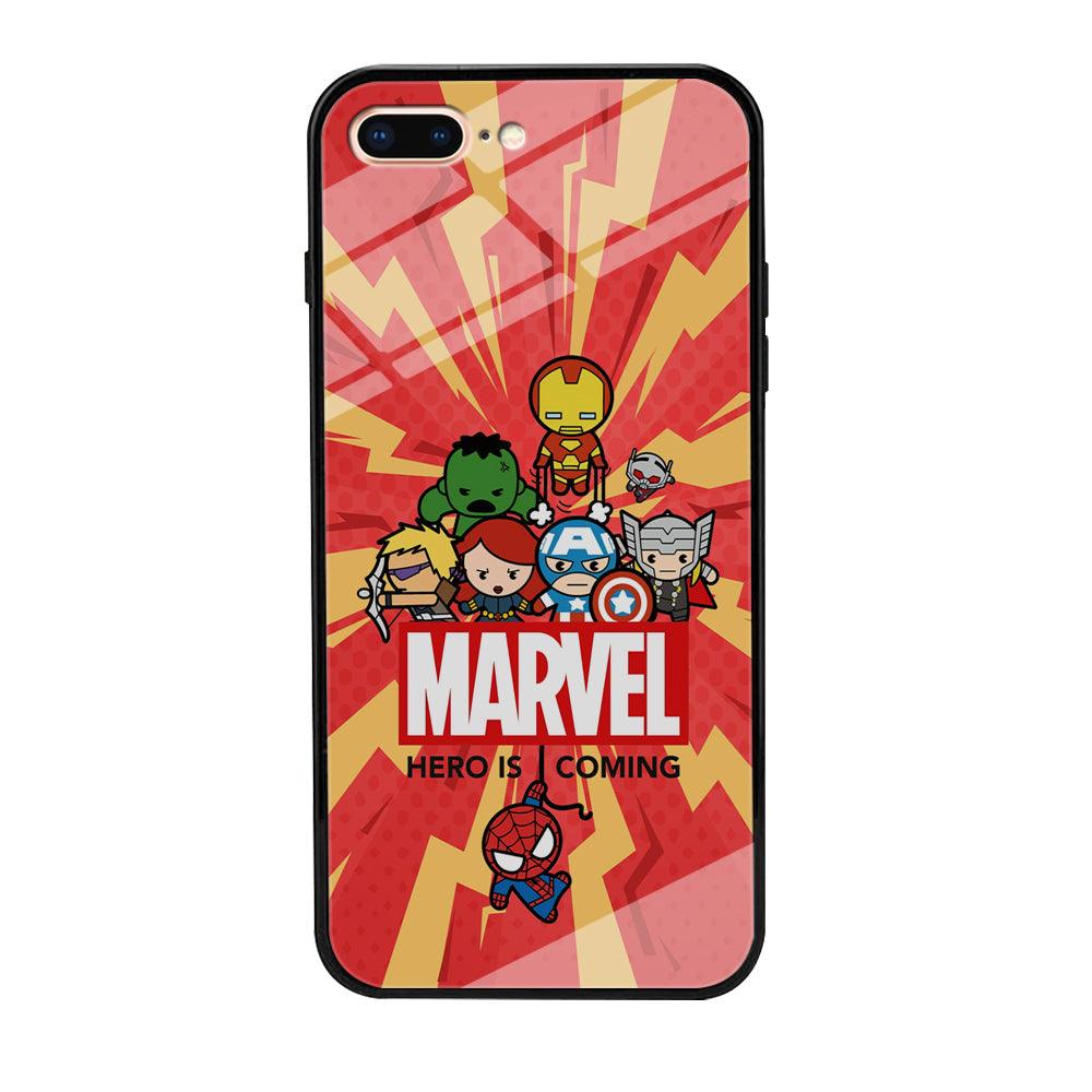 Marvel Cute Comic Hero is Coming iPhone 7 Plus Case-Oxvistore