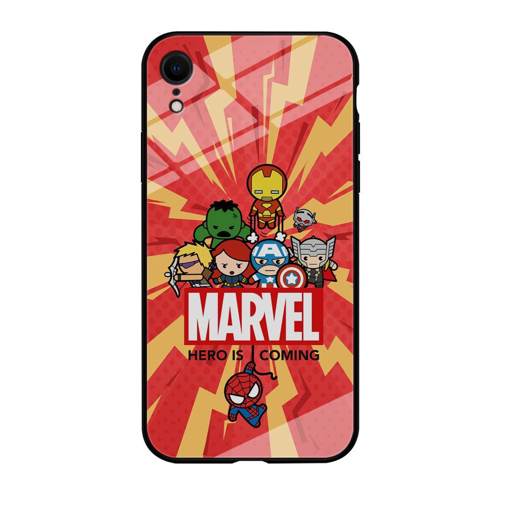 Marvel Cute Comic Hero is Coming iPhone XR Case-Oxvistore