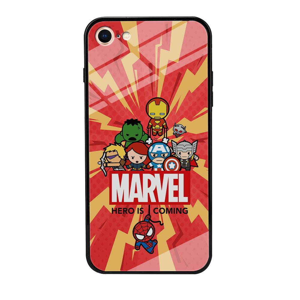 Marvel Cute Comic Hero is Coming iPhone 8 Case-Oxvistore