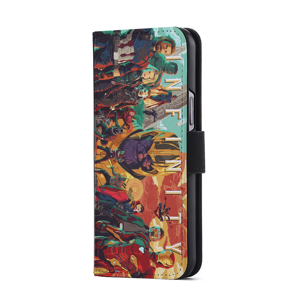 Marvel Infinity Comics Avengers Flip Wallet Phone Case