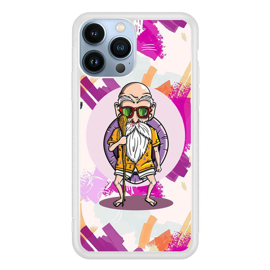 Master Roshi Old Purple iPhone 14 Pro Max Case-Oxvistore