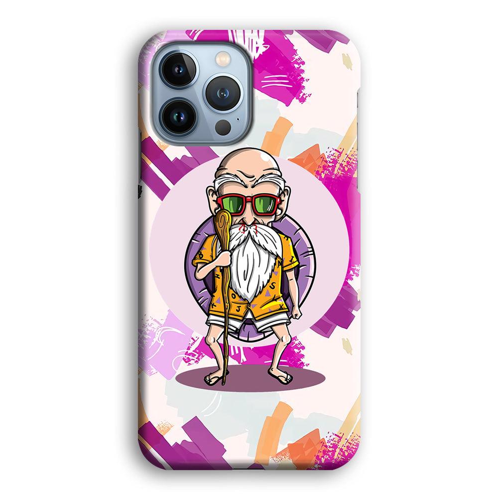 Master Roshi Old Purple iPhone 15 Pro Max Case-Oxvistore