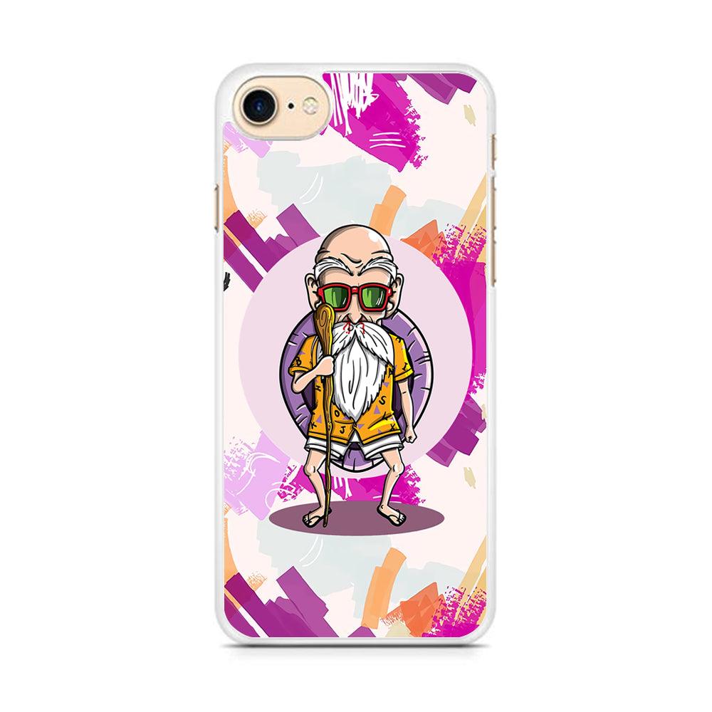 Master Roshi Old Purple iPhone 8 Case-Oxvistore