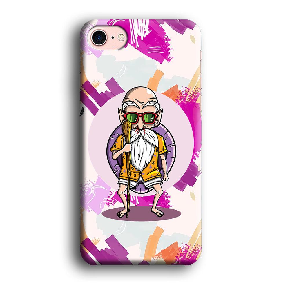 Master Roshi Old Purple iPhone 8 Case-Oxvistore