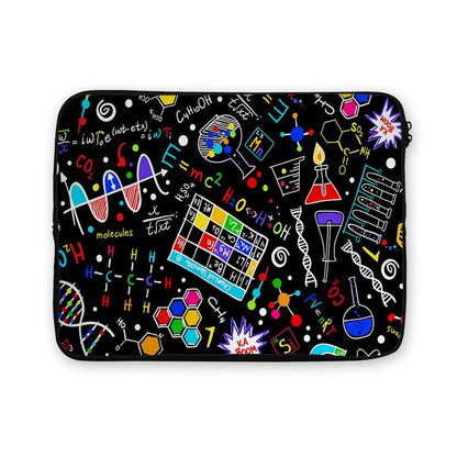 Math and Science Doodles Laptop Sleeve Protective Cover-Oxvistore