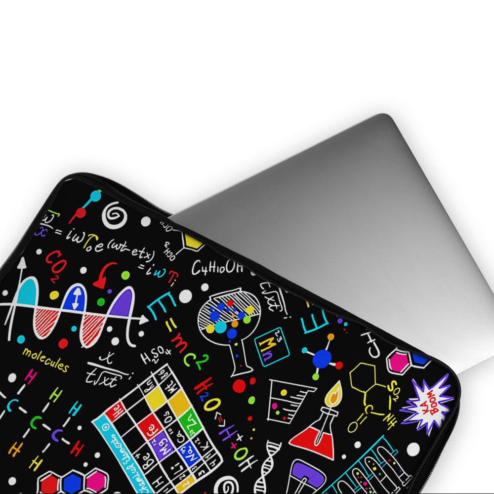 Math and Science Doodles Laptop Sleeve Protective Cover-Oxvistore