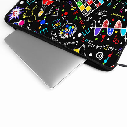 Math and Science Doodles Laptop Sleeve Protective Cover-Oxvistore