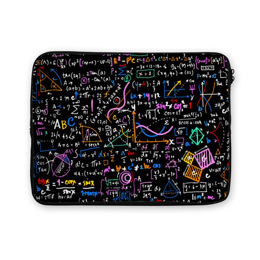 Mathematics Formula Pattern Laptop Sleeve Protective Cover