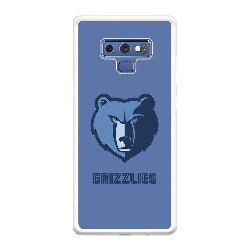 Memphis Grizzlies Bear Gaze Samsung Galaxy Note 9 Case-Oxvistore