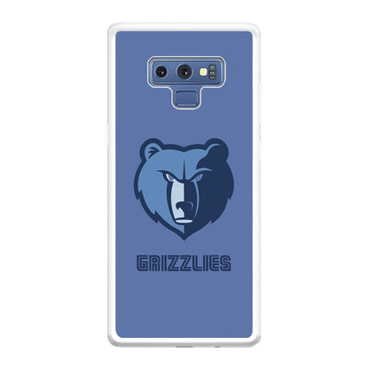 Memphis Grizzlies Bear Gaze Samsung Galaxy Note 9 Case-Oxvistore