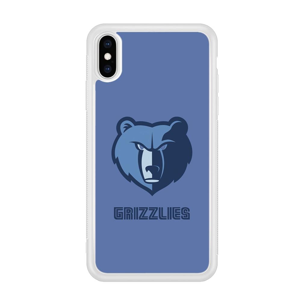 Memphis Grizzlies Bear Gaze iPhone Xs Max Case-Oxvistore