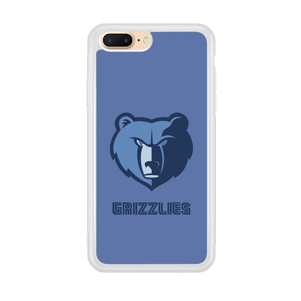 Memphis Grizzlies Bear Gaze iPhone 8 Plus Case-Oxvistore