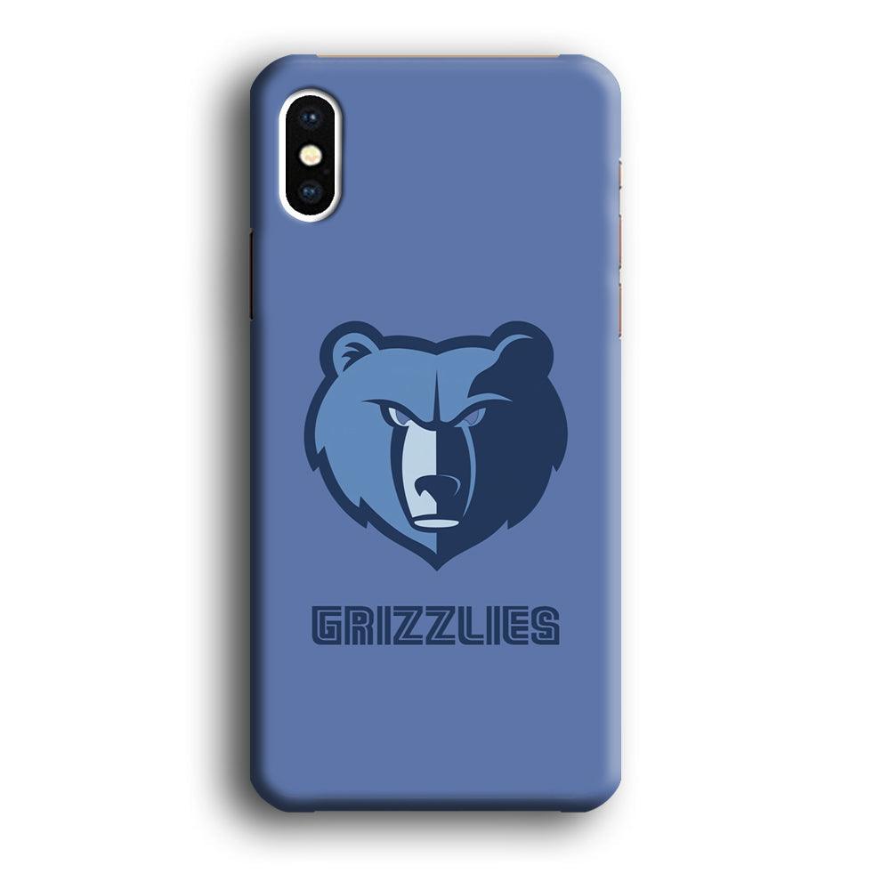 Memphis Grizzlies Bear Gaze iPhone XS Case-Oxvistore